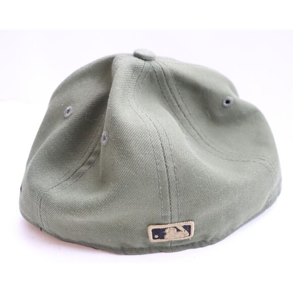 New Era 59FIFTY On-Field Pittsburgh Pirates Green Camo Brim Fitted 6 5/8 Hat USA - Picture 4 of 6